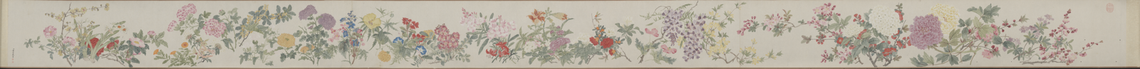 Dong Gao's antique four-season flower scroll, The Palace Museum