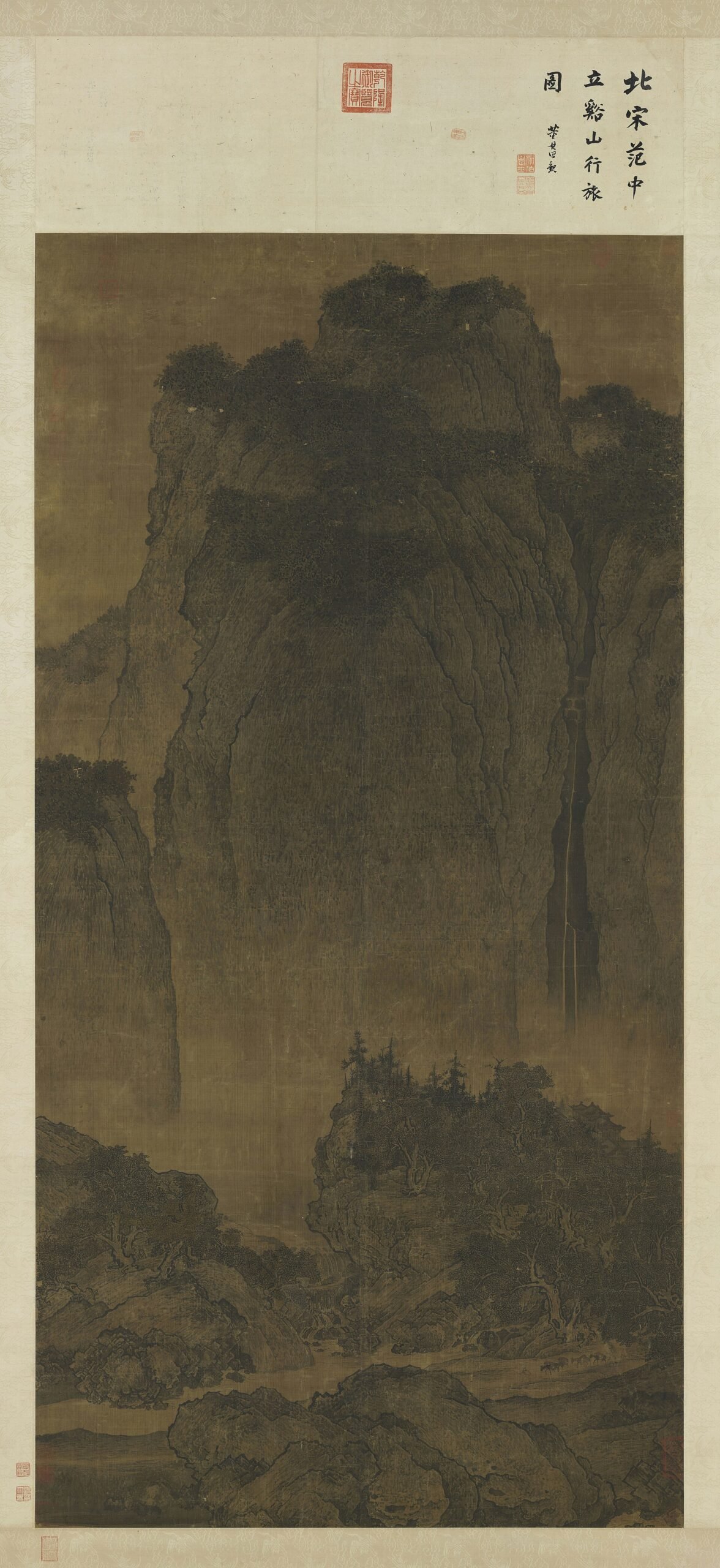 Travelers Among Mountains and Streams (溪山行旅图)